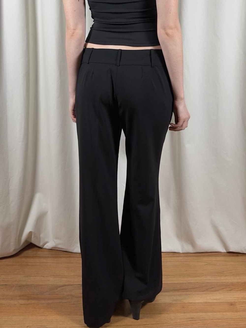 Low Rise Bootcut Slacks - Picture 5 of 8